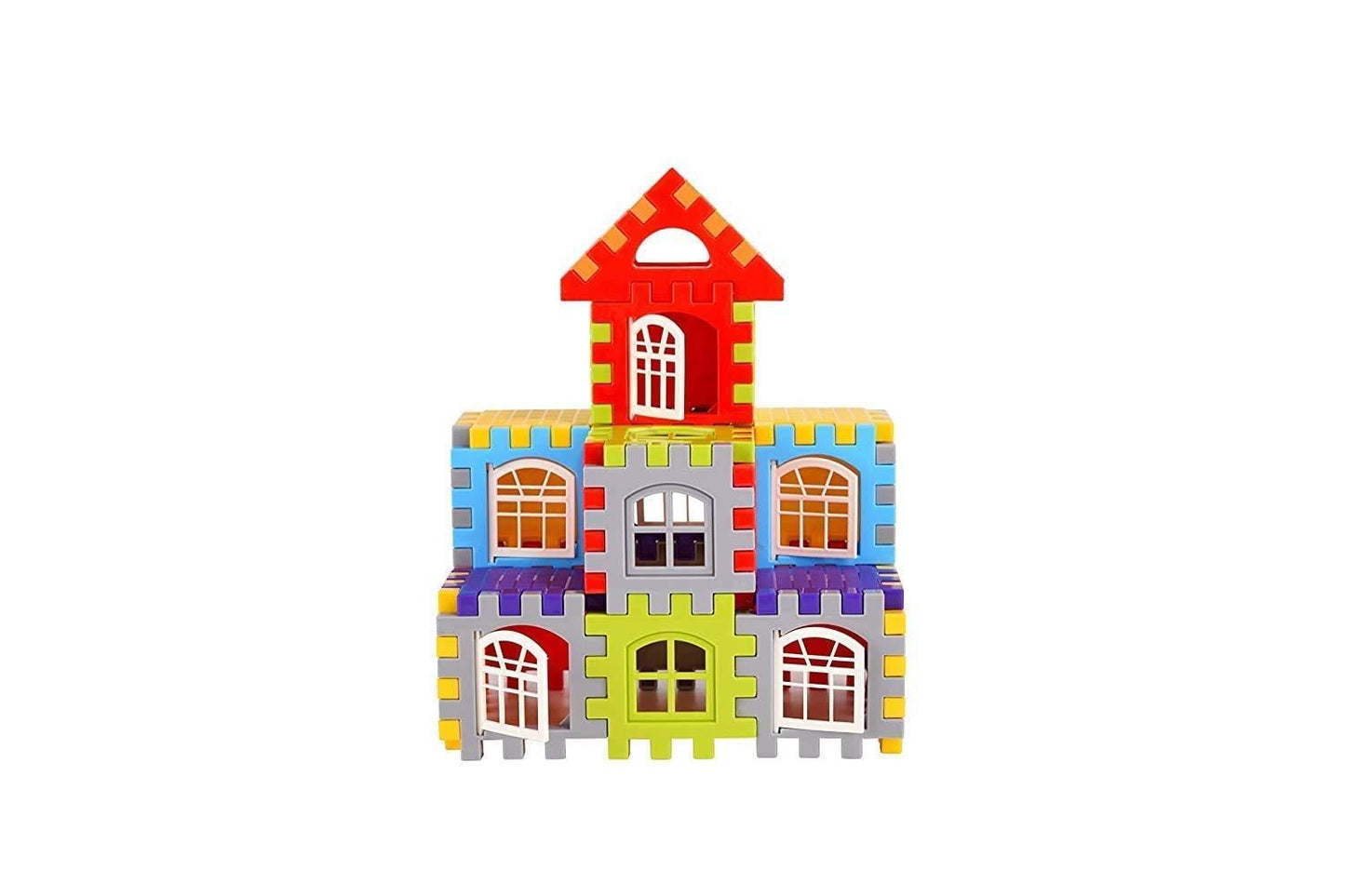 Building Blocks for Kids – 50 Pcs House Building Set with Windows