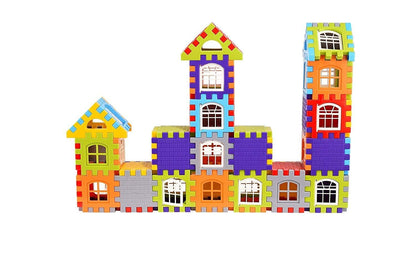 Building Blocks for Kids – 50 Pcs House Building Set with Windows