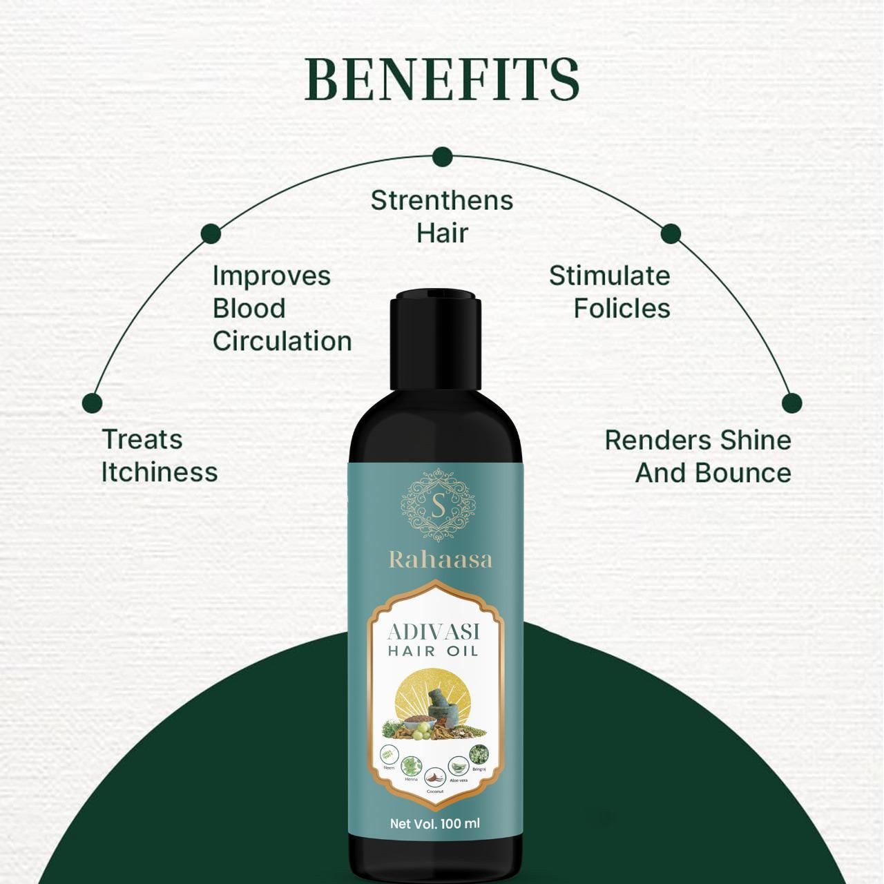 Rahaasa Adivasi Hair Oil 100 ml Pack of 1