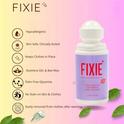 Fixie Body Adhesive Roller – Natural Glue for Long-Lasting Hold (60ml)