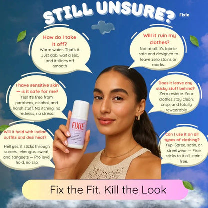 Fixie Body Adhesive Roller – Natural Glue for Long-Lasting Hold (60ml)