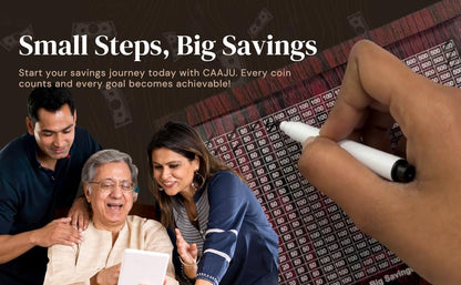 1 Lakh Wooden Money Saving Box – Premium Carved Piggy Bank with Marker