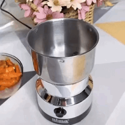 Electric Stainless Steel Mini Grinder(5 YEAR WARRANTY) – (300W, Stainless Steel)