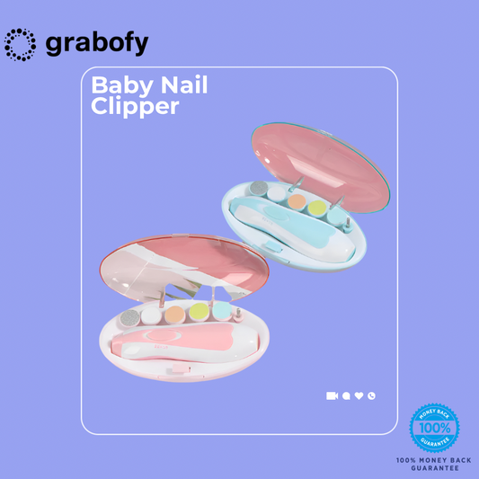 Baby Nail Clippers with LED Light | Gentle & Safe Trimming for Newborns & Kids
