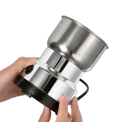 Electric Stainless Steel Mini Grinder(5 YEAR WARRANTY) – (300W, Stainless Steel)